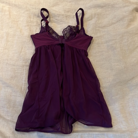 Cleo by Panacbe Kali Babydoll, Purple, 30F NWOT - Picture 3 of 4